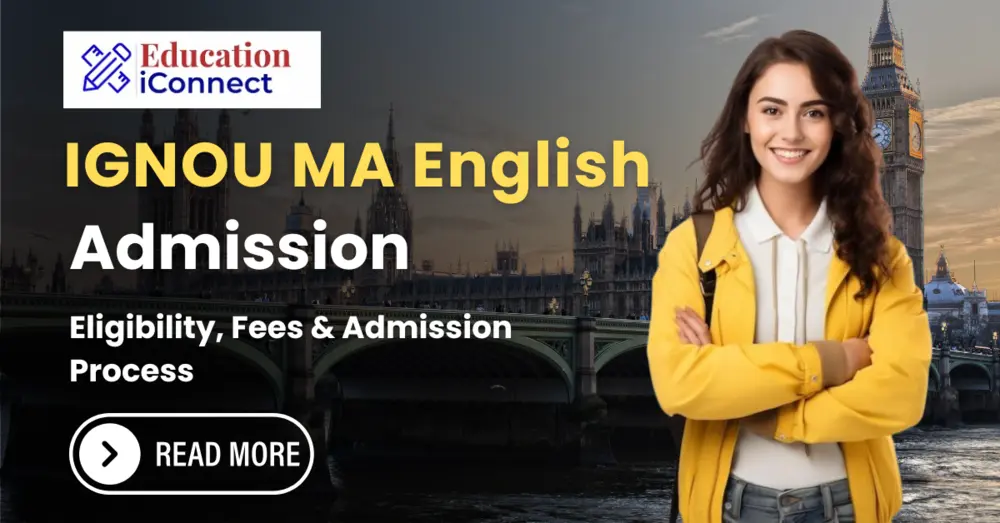 IGNOU MA English Admission