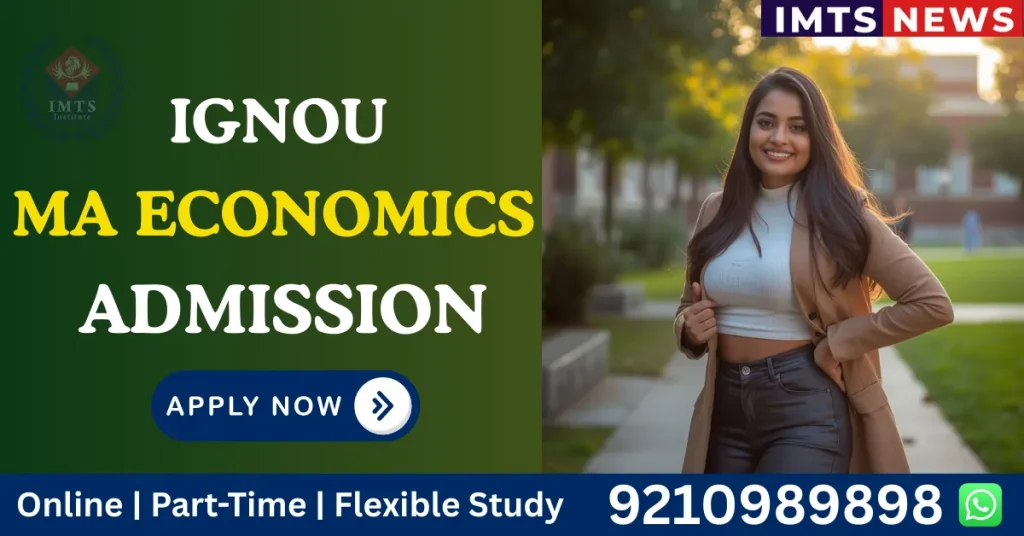 IGNOU MA Economics Admission