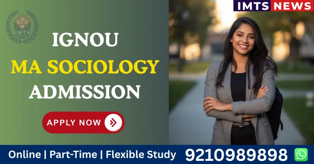 Ignou MA Sociology admission