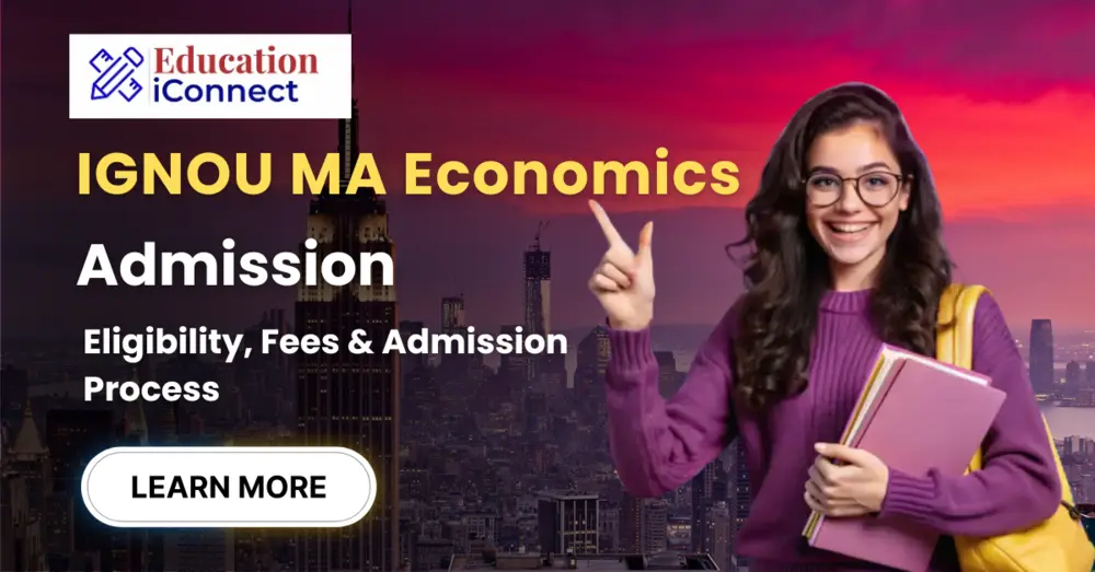 IGNOU MA Economics Admission