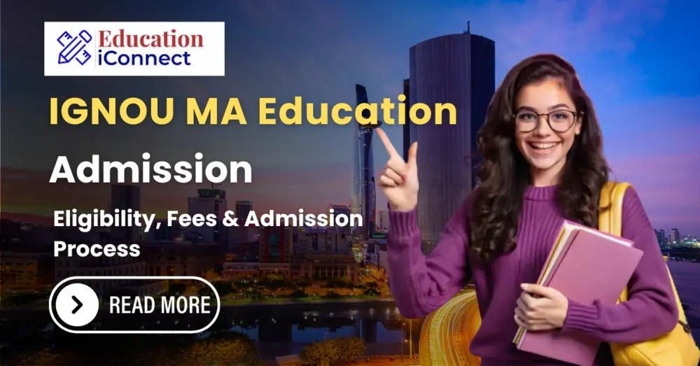IGNOU MA Education Admission
