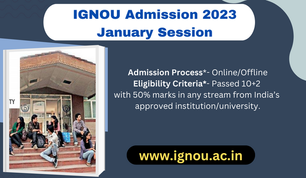 IGNOU Admission 2023