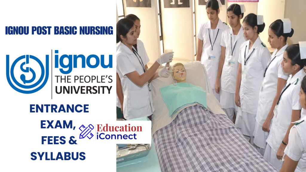 IGNOU Post Basic Nursing admission